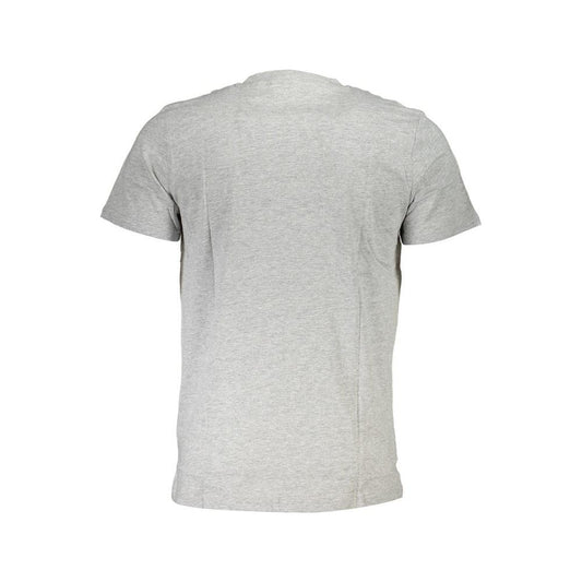 Cavalli Class Gray Cotton T-Shirt Cavalli Class