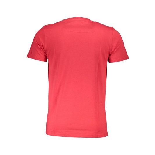 Cavalli Class Red Cotton T-Shirt Cavalli Class