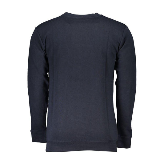 Cavalli Class Blue Cotton Sweater Cavalli Class