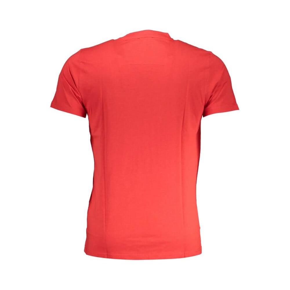 Cavalli Class Red Cotton T-Shirt Cavalli Class