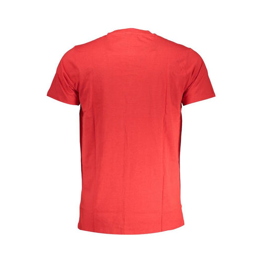 Cavalli Class Red Cotton T-Shirt Cavalli Class