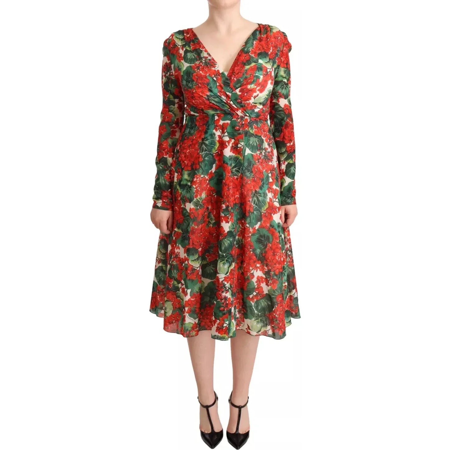 Dolce & Gabbana Multicolor Portofino-Print Shift Dress Dolce & Gabbana