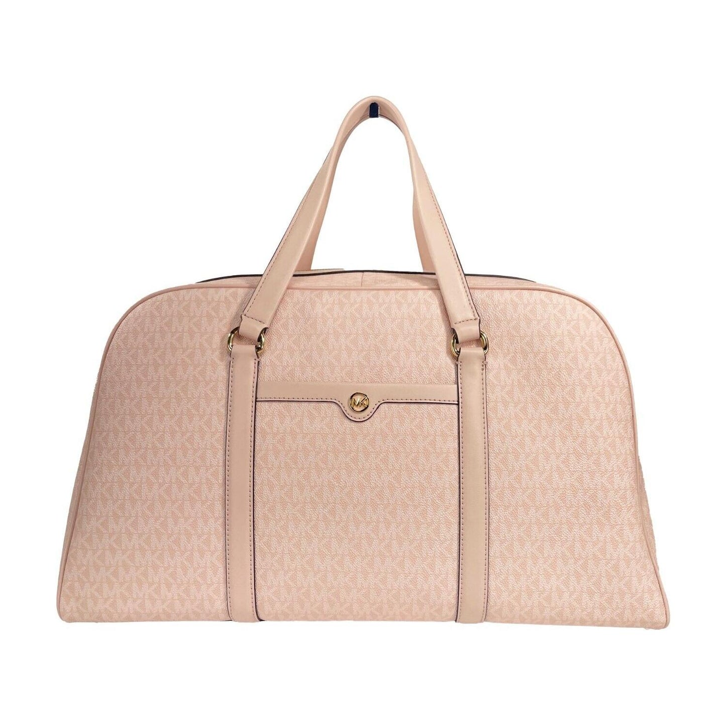 Michael Kors Travel Extra Large Powder Blush PVC Top Zip Weekender Luggage Bag Michael Kors