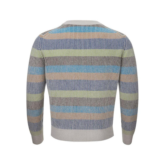 Gran Sasso Elegant Multicolor Cashmere Sweater for Men Gran Sasso