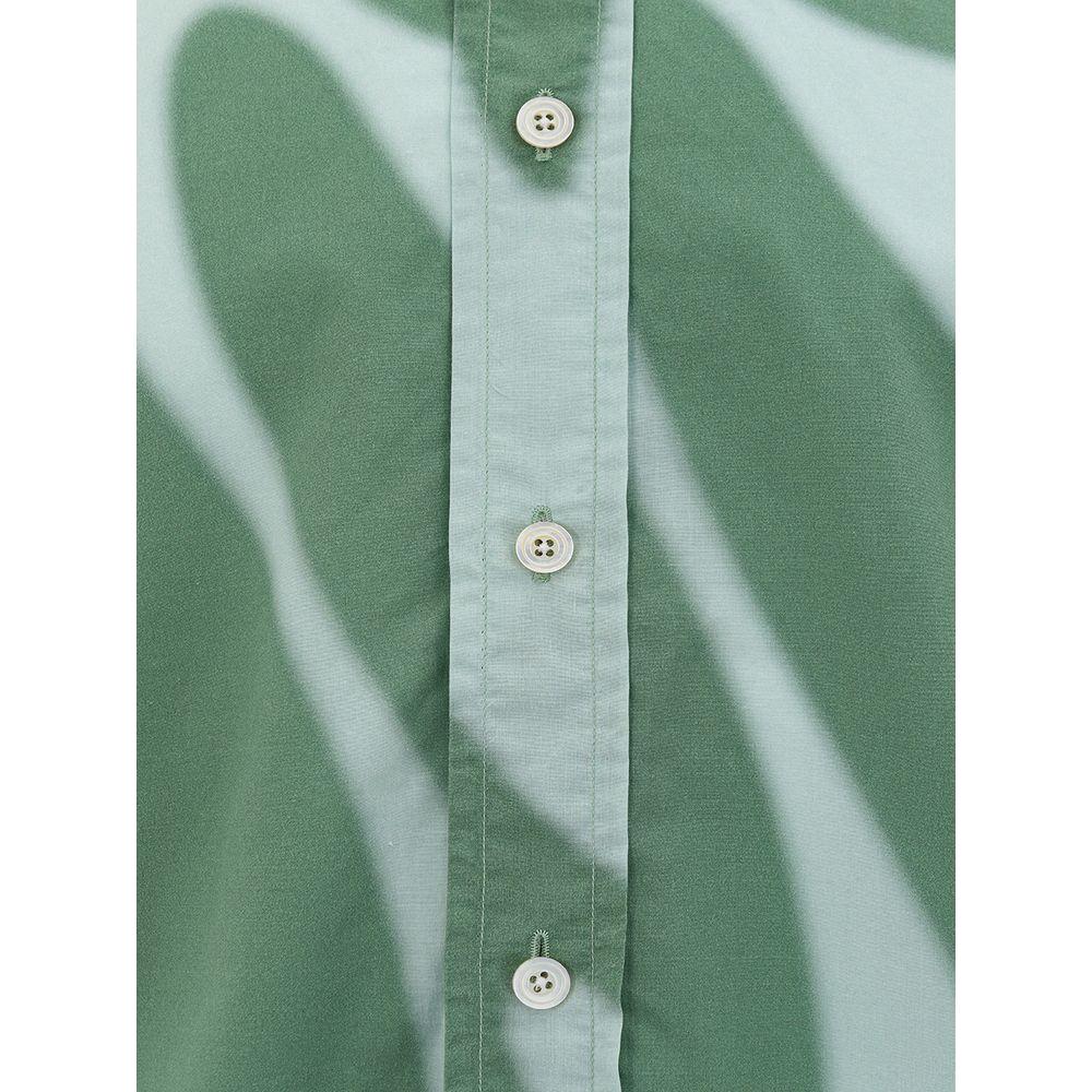 Tom Ford Elegant Green Cotton Shirt for Men Tom Ford