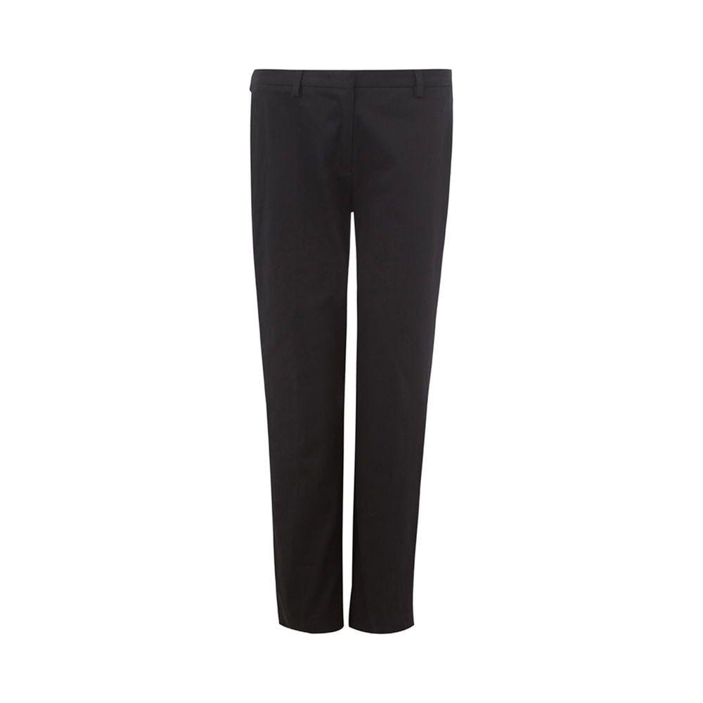 Lardini Italian Elegance Cotton Black Trousers Lardini