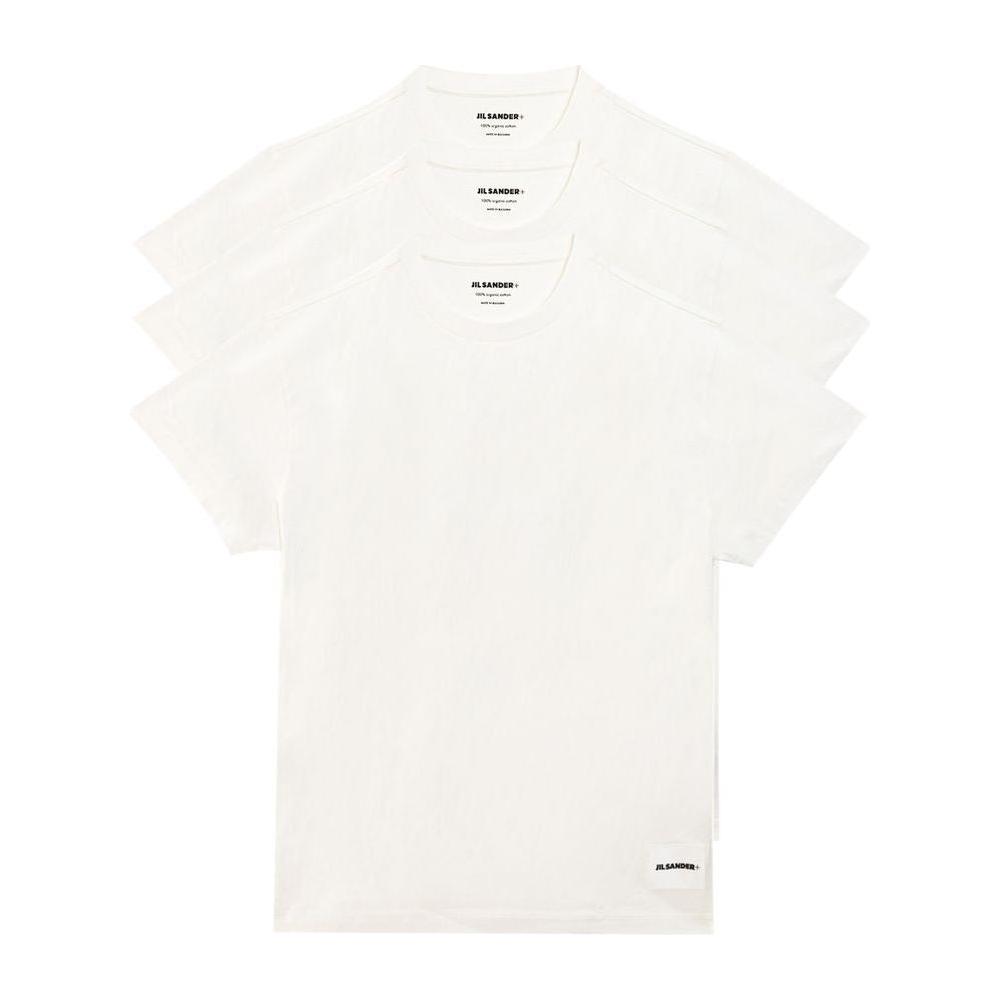 Jil Sander White Cotton Organic T-Shirt Jil Sander