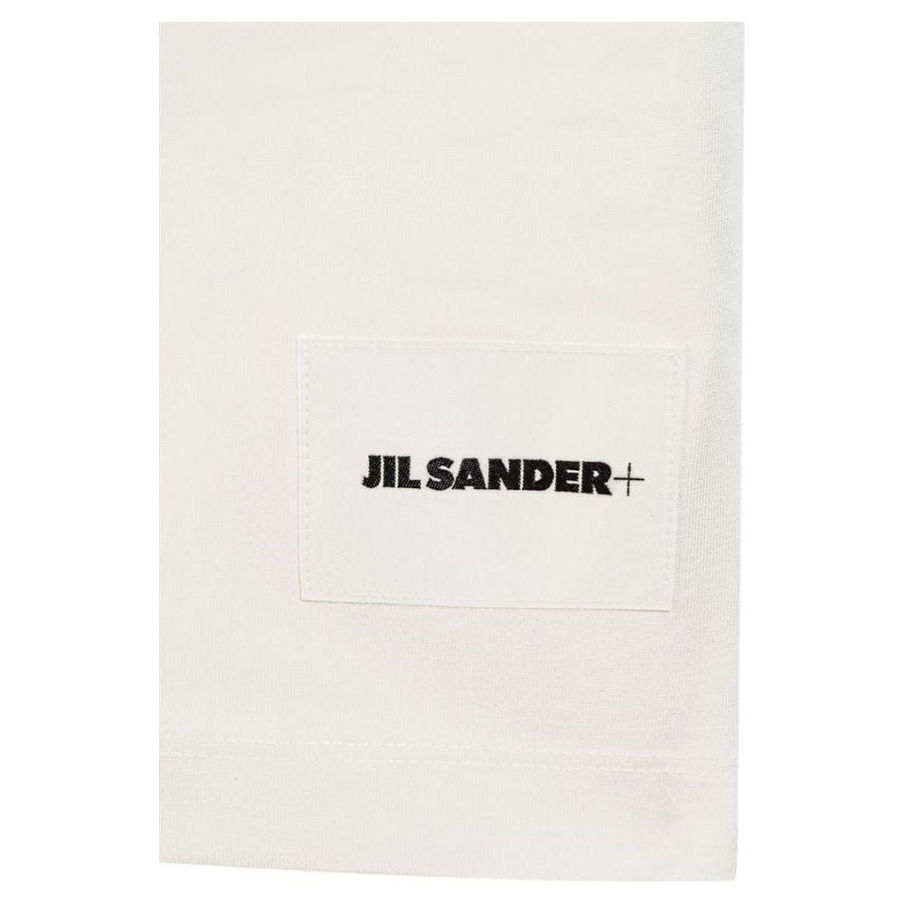 Jil Sander White Cotton Organic T-Shirt Jil Sander