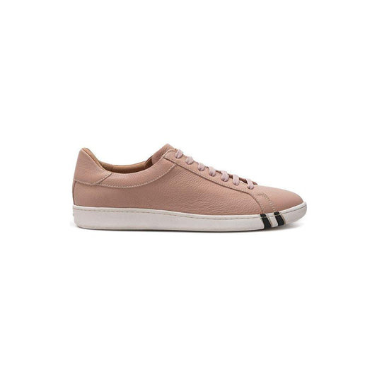 Bally Elegant Pink Leather Sneakers for Women Bally