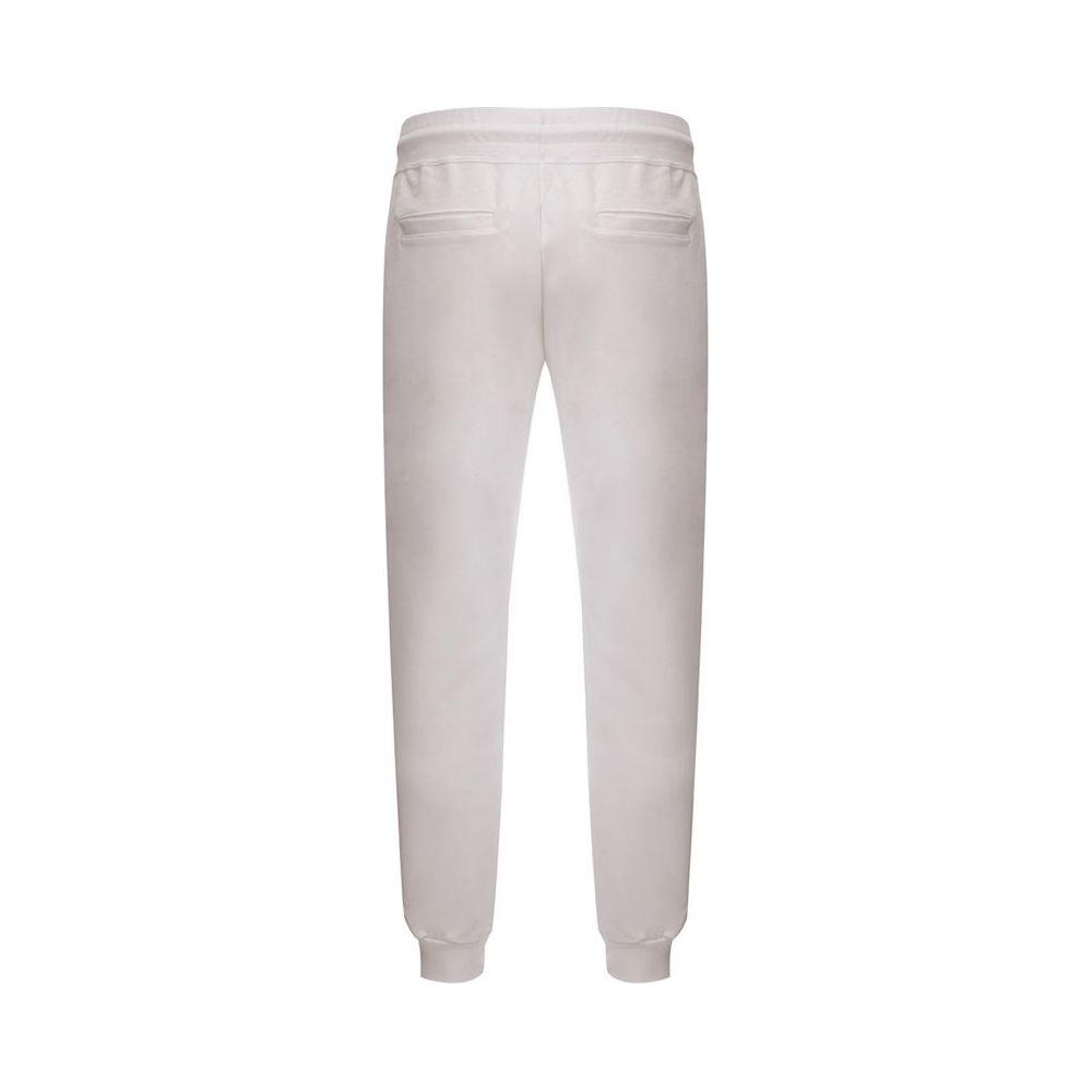 GCDS Elevate Your Wardrobe with Chic White Cotton Pants GCDS