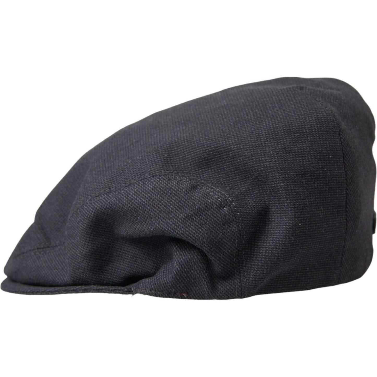 Dolce & Gabbana Gray Cotton Cloth Newsboy Hat Men Dolce & Gabbana