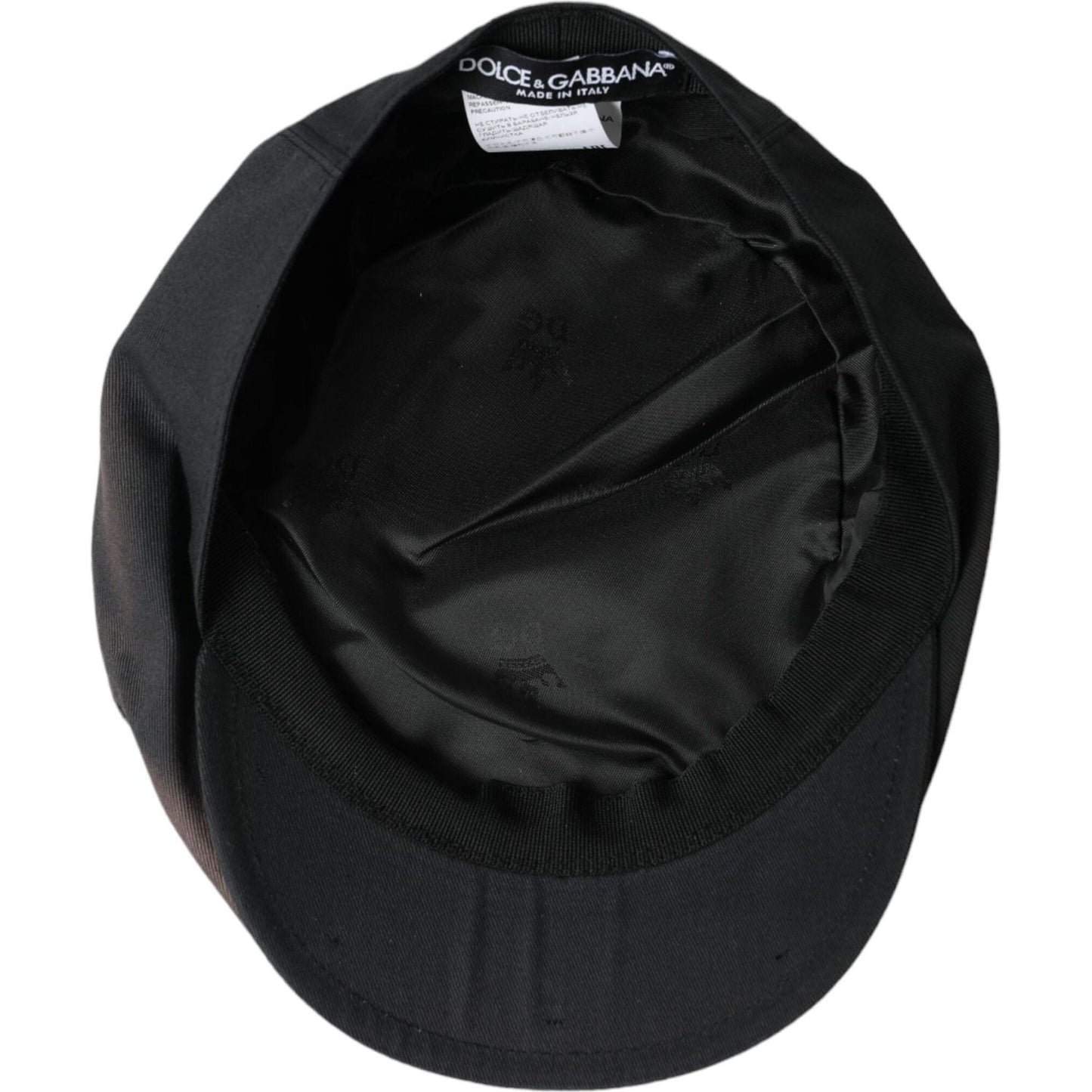 Dolce & Gabbana Brown Cotton Cloth Newsboy Hat Men Dolce & Gabbana