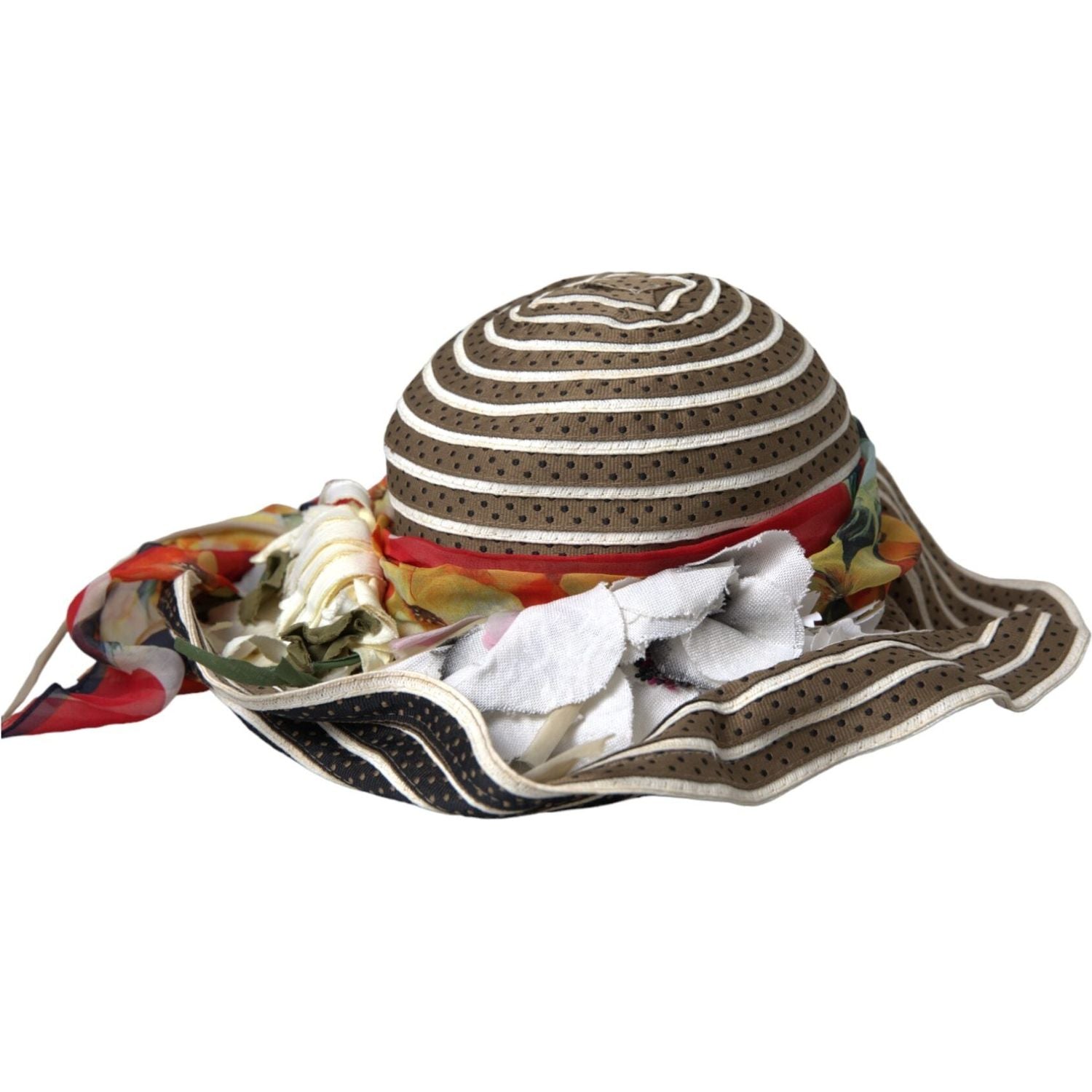 Dolce & Gabbana Multicolor Fantasy Wide Brim Floppy Hat
