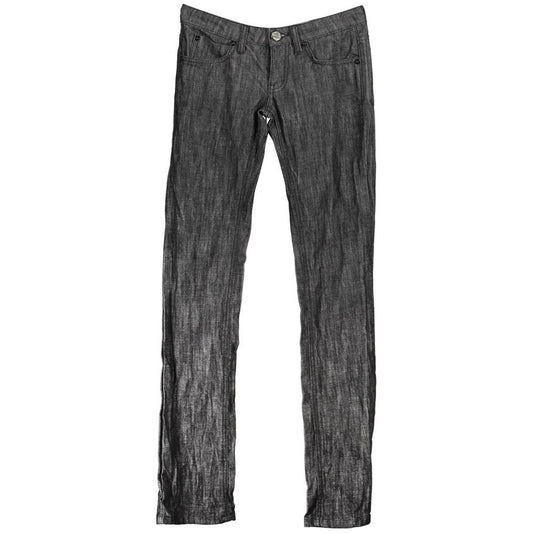 Phard Black Cotton Jeans & Pant Phard