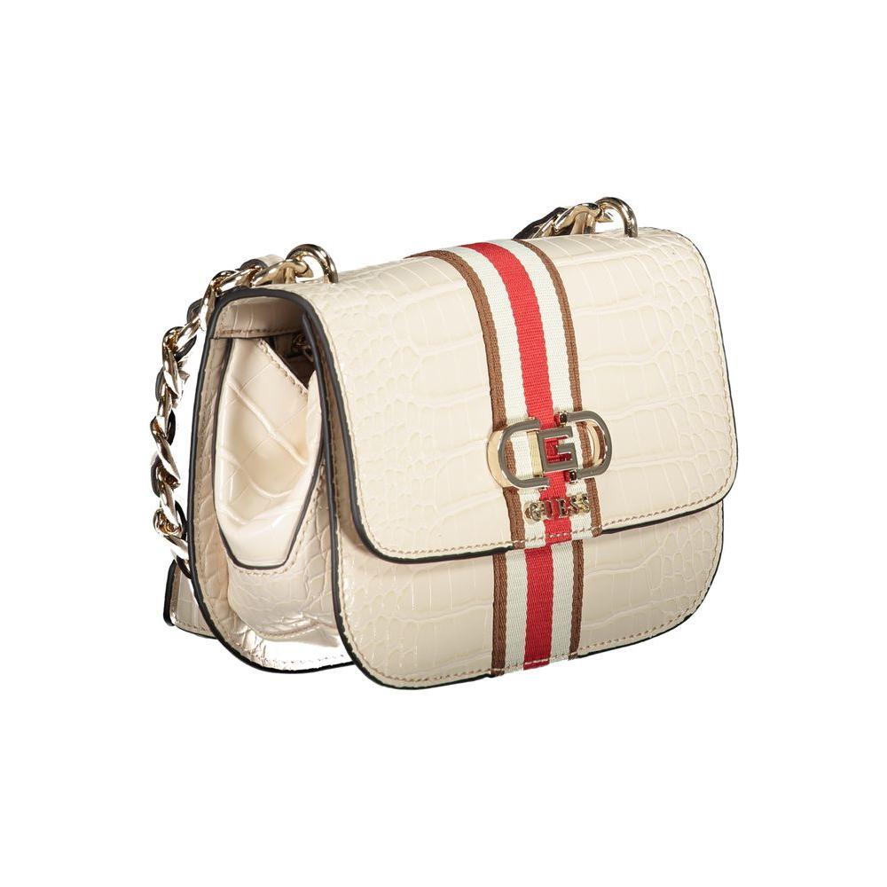 Guess Jeans Beige Polyethylene Handbag Guess Jeans