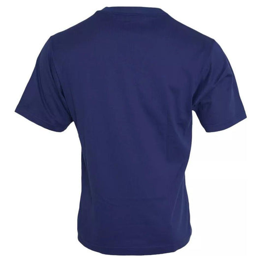 Dolce & Gabbana Royal Blue Round Neck Short Sleeve T-shirt Dolce & Gabbana