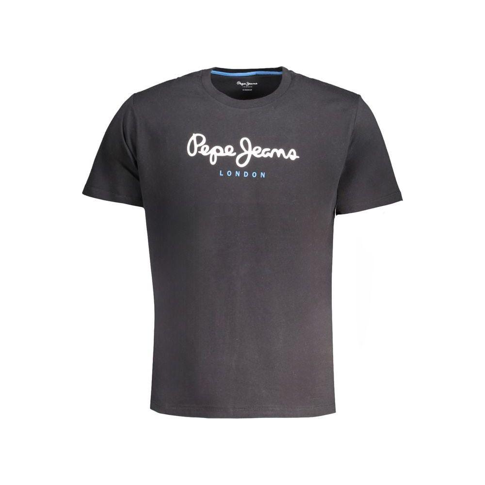 Pepe Jeans Black Cotton T-Shirt Pepe Jeans