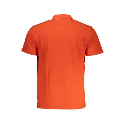 Napapijri Red Cotton Men Polo Shirt Napapijri