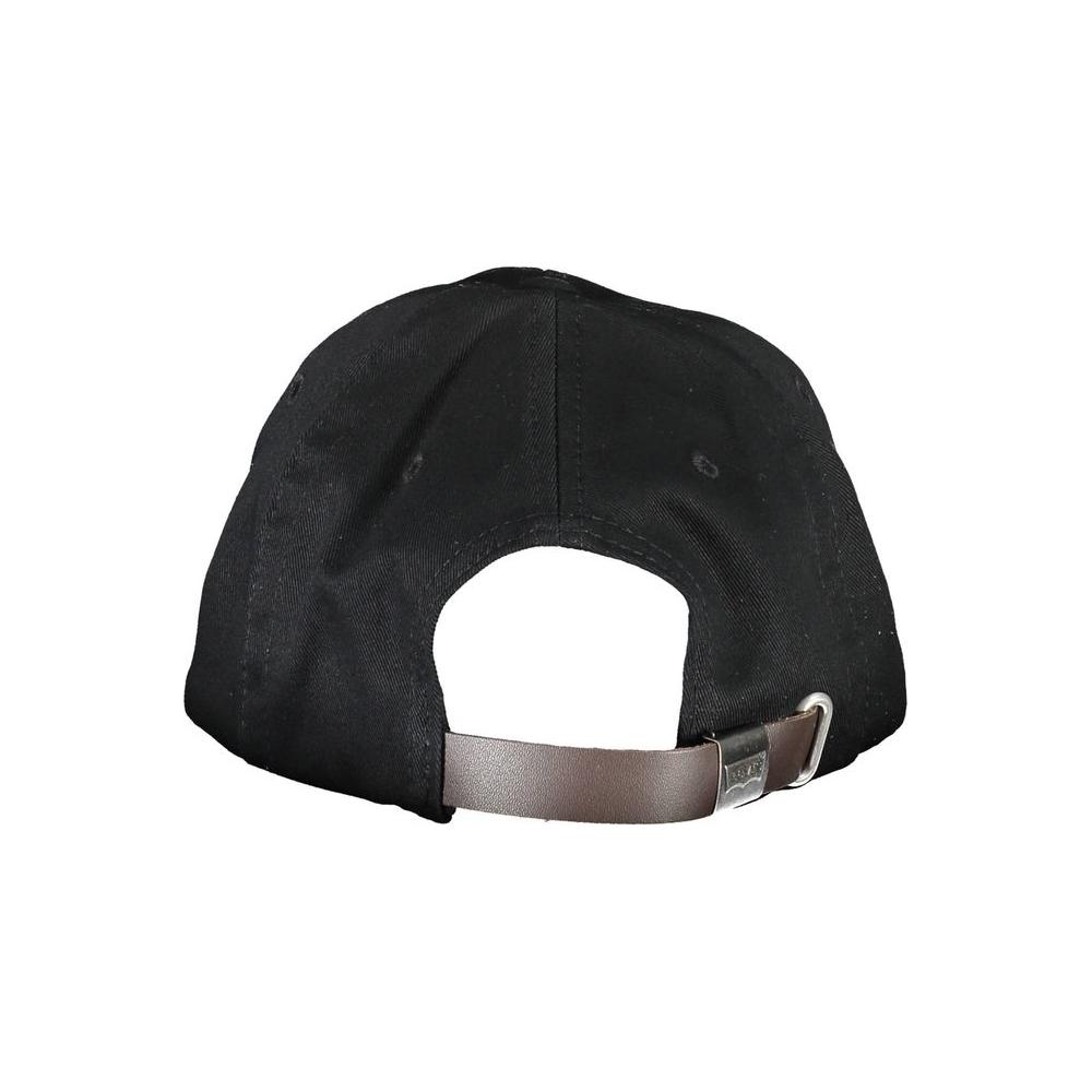 Levi's Black Cotton Men Cap Levi's