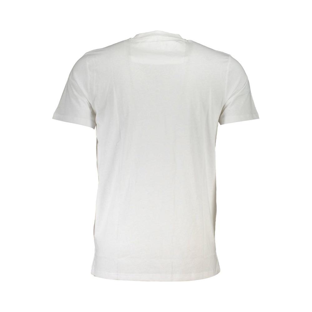 Cavalli Class White Cotton T-Shirt Cavalli Class