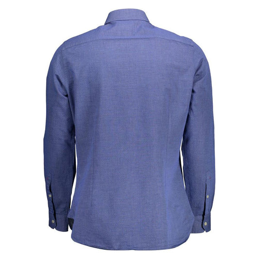 U.S. POLO ASSN. Blue Cotton Men Shirt U.S. POLO ASSN.