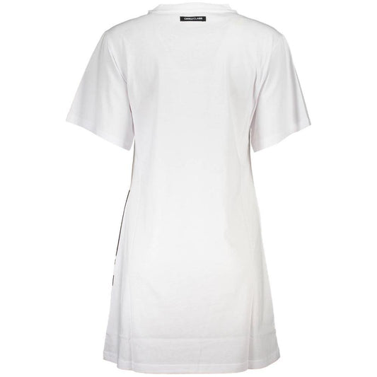 Cavalli Class White Cotton Women Dress Cavalli Class