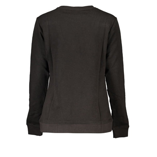 Cavalli Class Black Cotton Sweater Cavalli Class