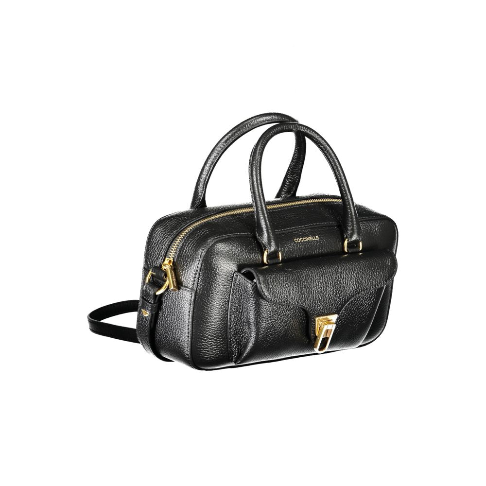 Coccinelle Black Leather Handbag Coccinelle