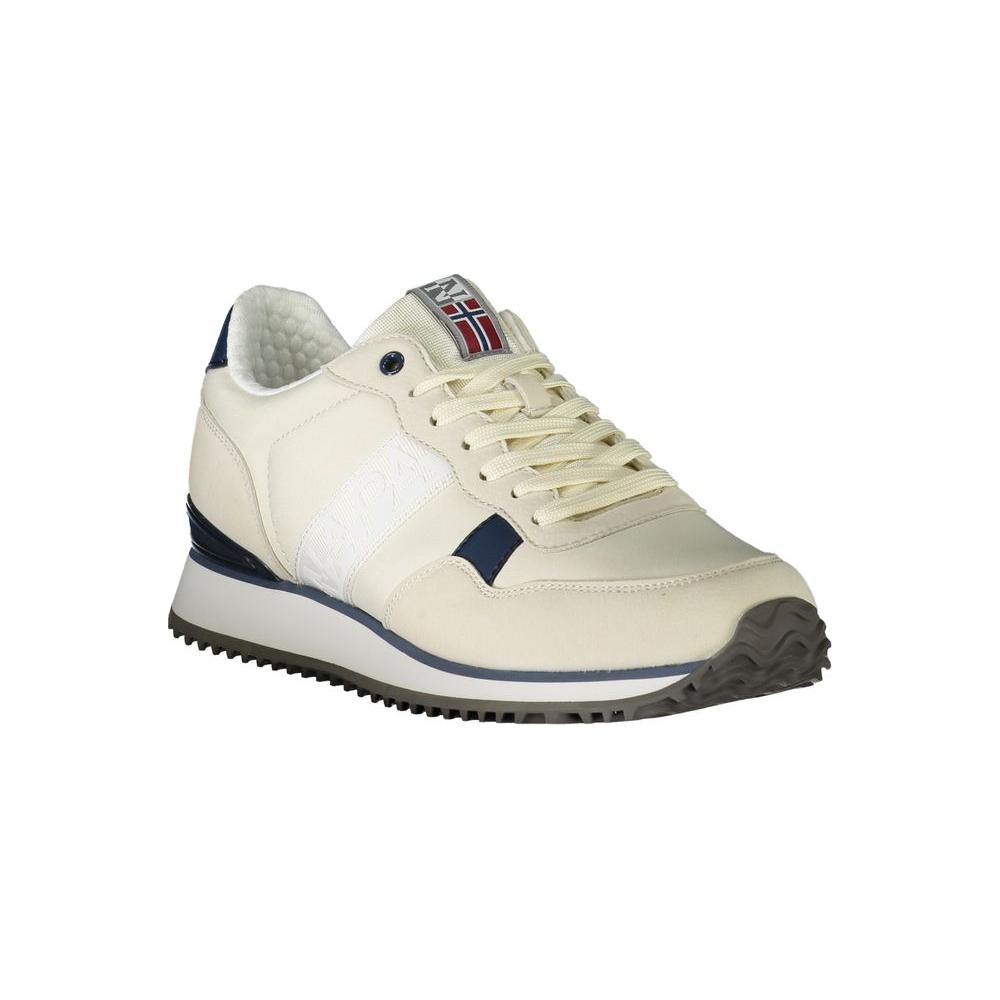 Napapijri White Polyester Sneaker Napapijri