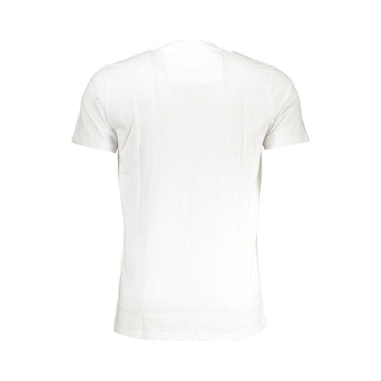 Cavalli Class White Cotton T-Shirt Cavalli Class