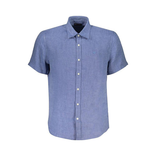 North Sails Blue Linen Shirt North Sails