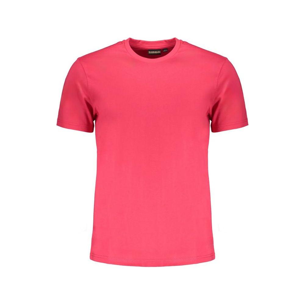 Napapijri Pink Cotton T-Shirt Napapijri