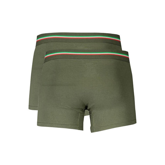 Aeronautica Militare Green Cotton Underwear Aeronautica Militare