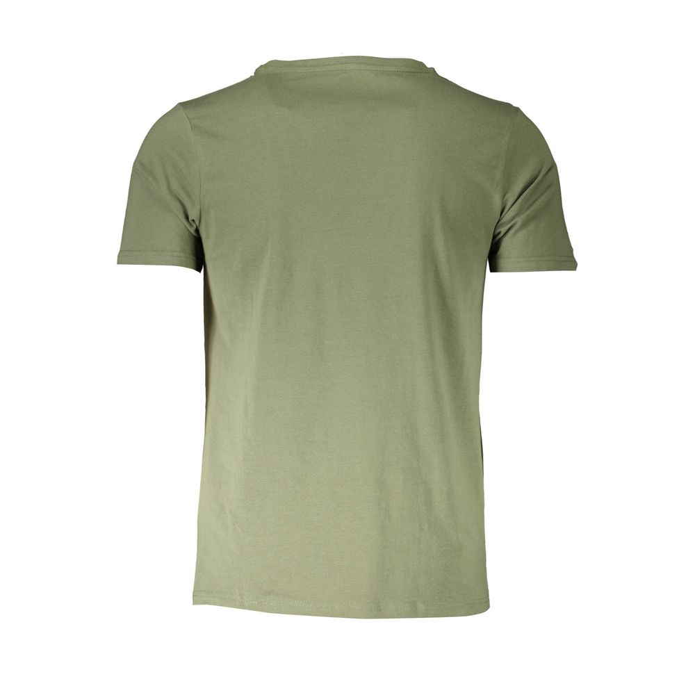 Aeronautica Militare Green Cotton T-Shirt Aeronautica Militare