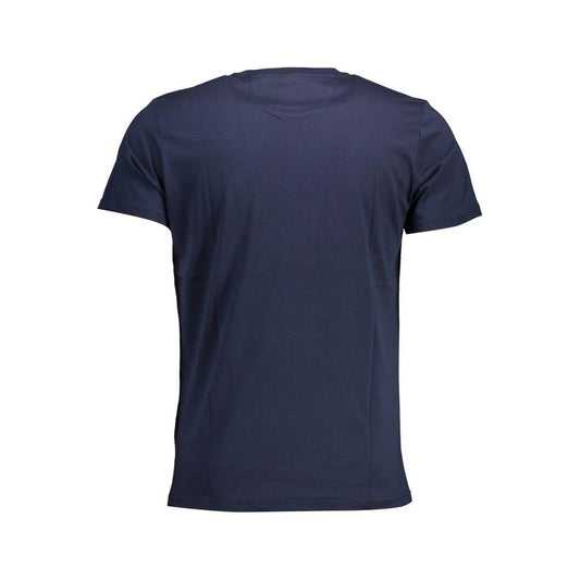 La Martina Blue Cotton Men T-Shirt La Martina