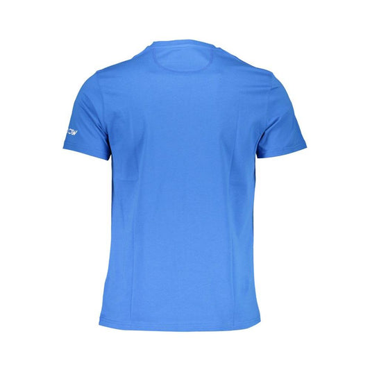 La Martina Blue Cotton Men T-Shirt La Martina