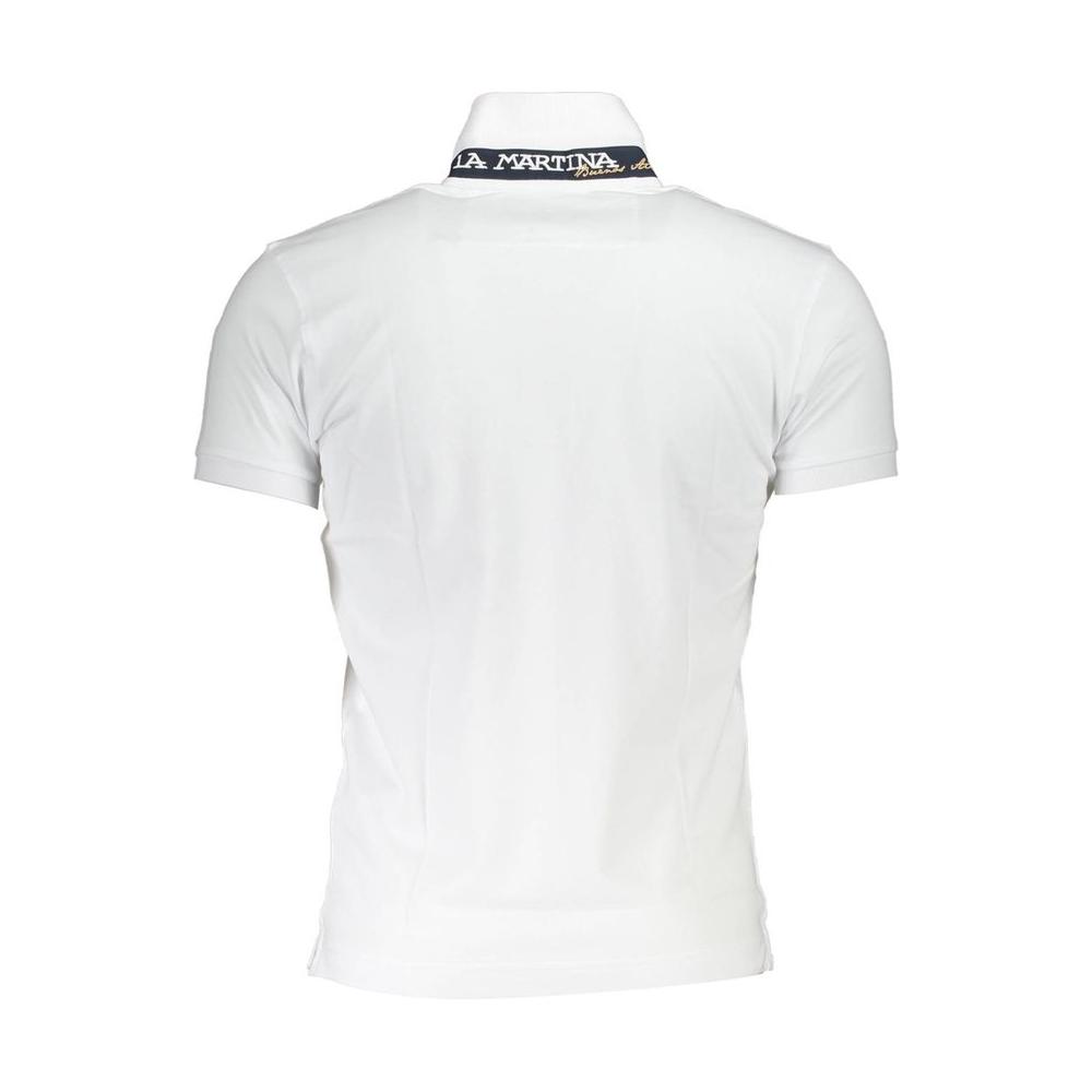 La Martina Sophisticated Slim Fit Polo with Contrast Details La Martina