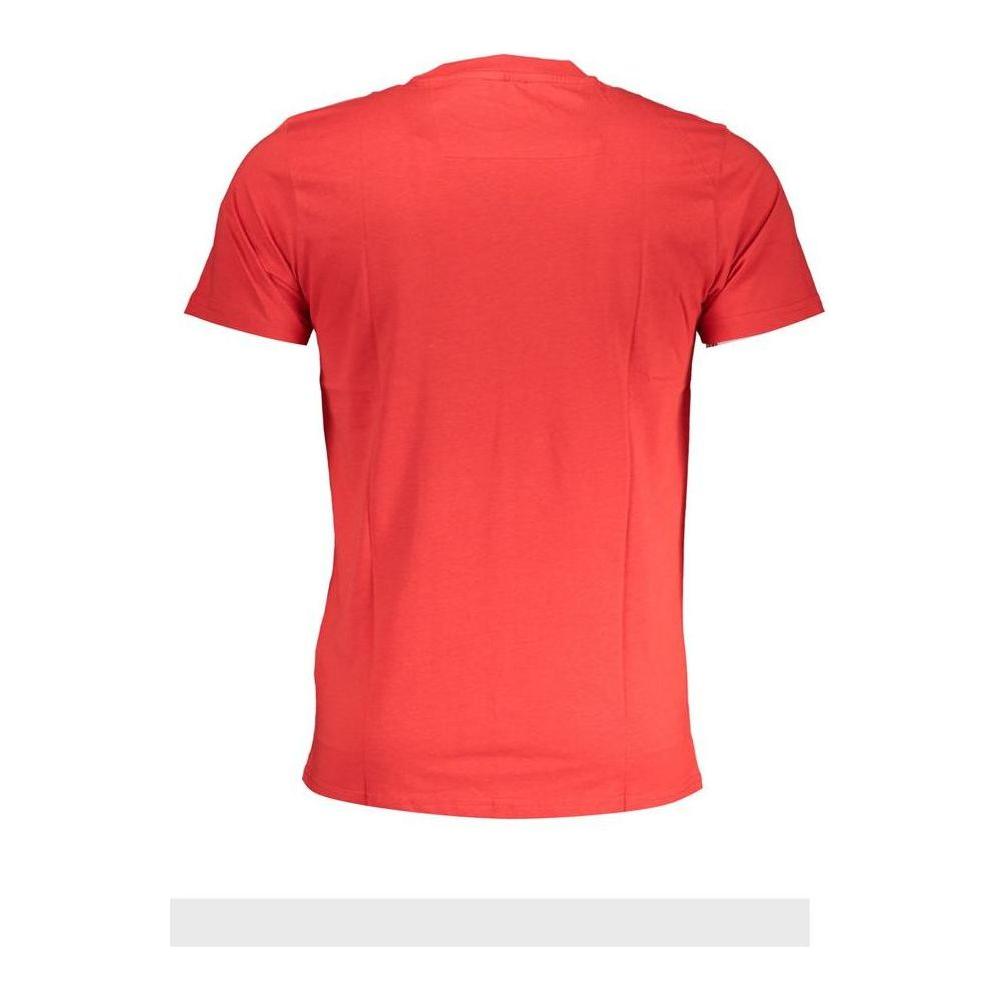 Cavalli Class Red Cotton T-Shirt Cavalli Class