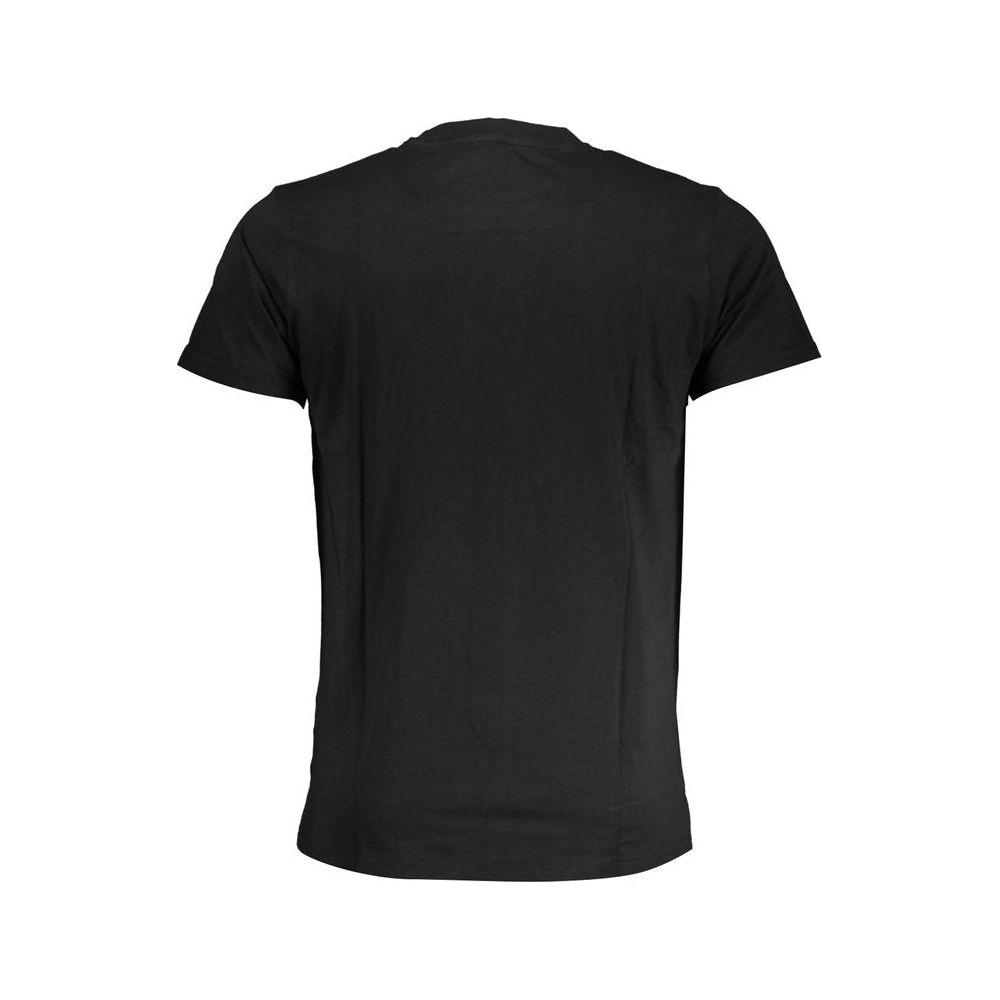 Cavalli Class Black Cotton T-Shirt Cavalli Class