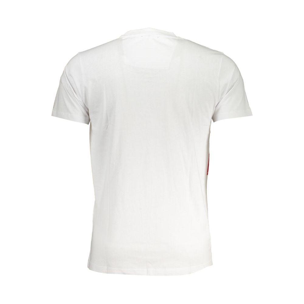 Cavalli Class White Cotton T-Shirt Cavalli Class