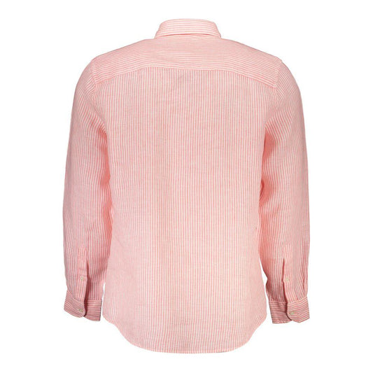 North Sails Pink Linen Shirt North Sails