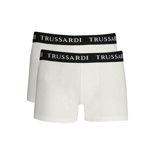 Trussardi White Cotton Underwear Trussardi