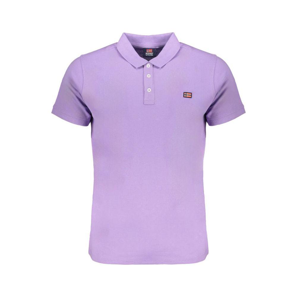 Norway 1963 Purple Cotton Polo Shirt Norway 1963