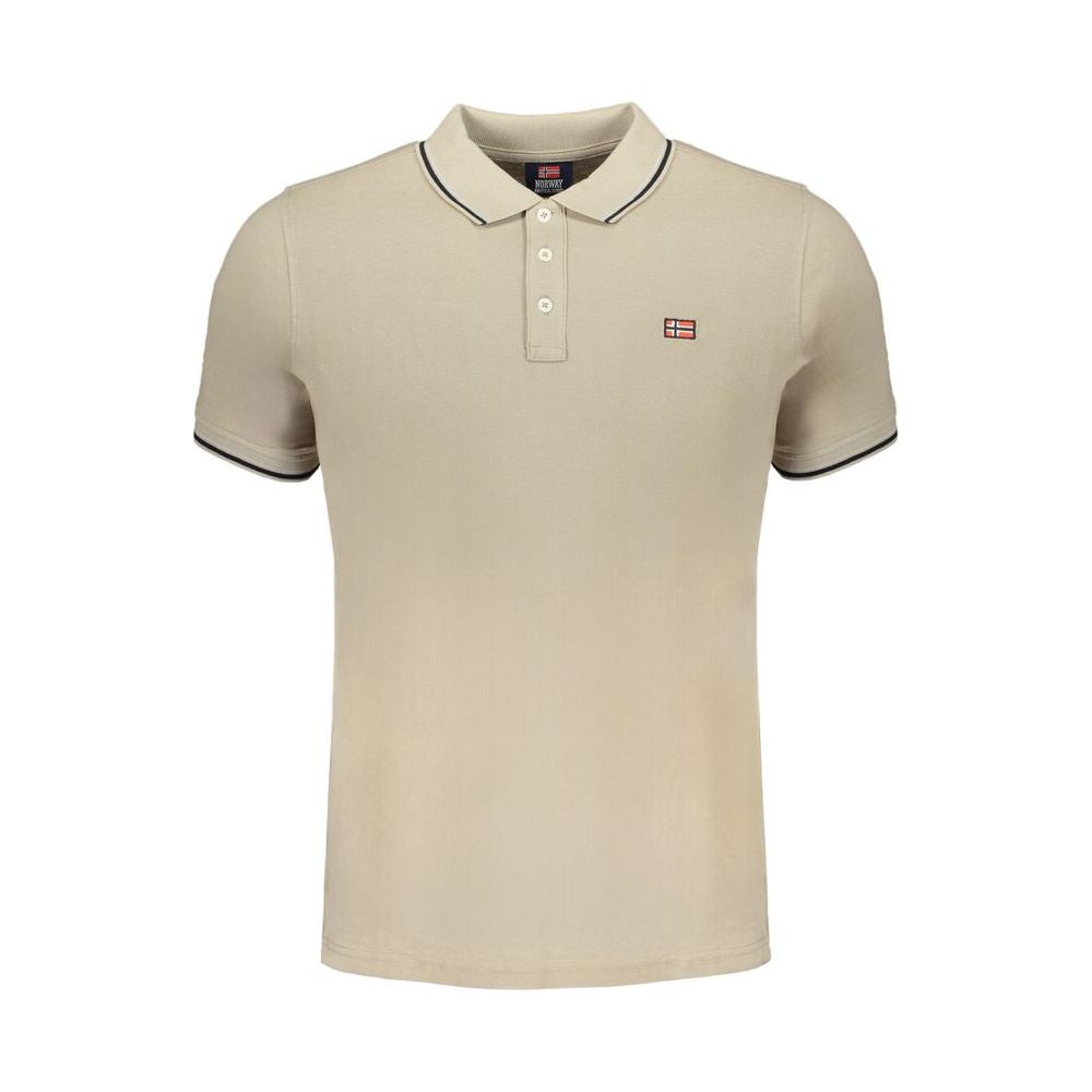 Norway 1963 Beige Cotton Polo Shirt Norway 1963