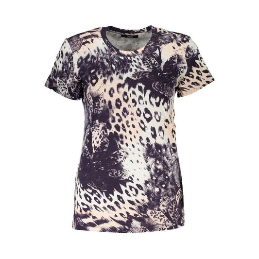 Cavalli Class Pink Cotton Tops & T-Shirt Cavalli Class