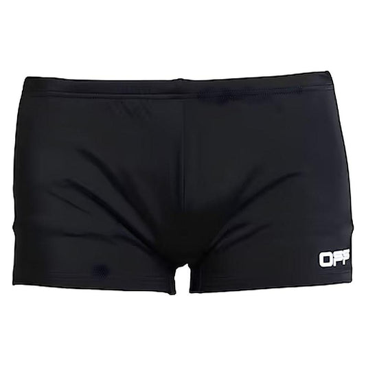 Off-White Black Nylon Men's Swim Trunk Off-White