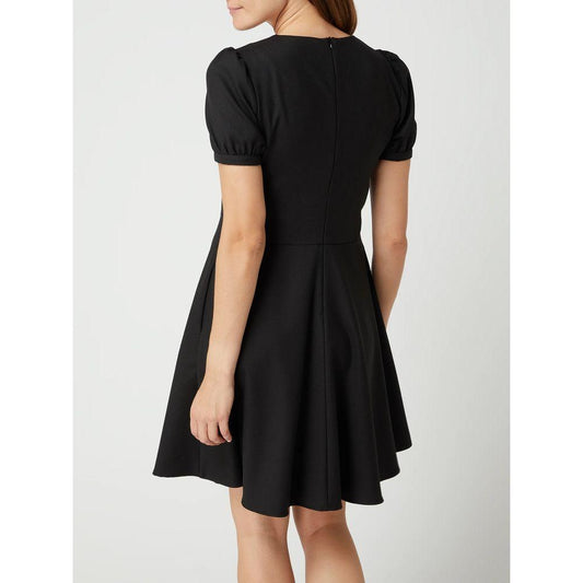 Love Moschino Black Wool Women Dress Love Moschino