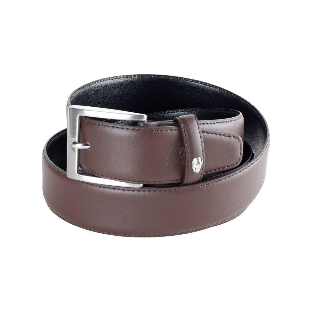 Cavalli Class Elegant Reversible Leather Belt - Dual Tone Cavalli Class