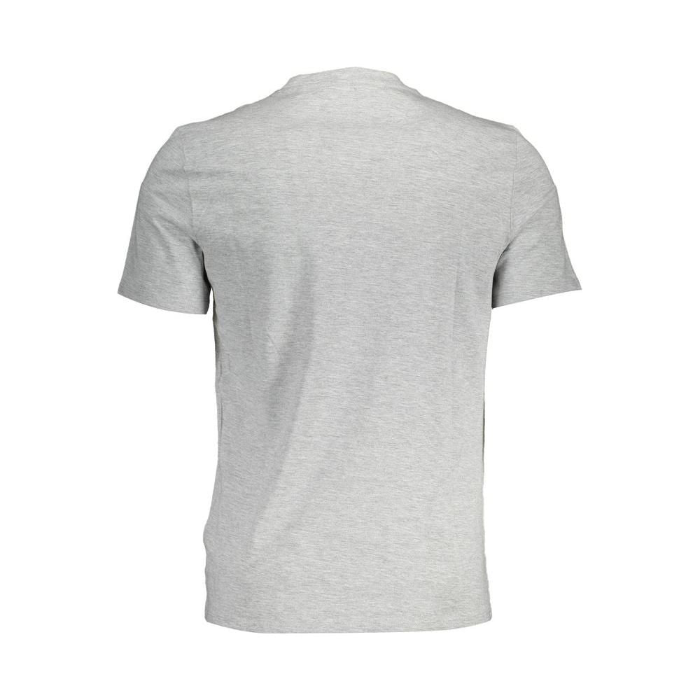 Guess Jeans Gray Cotton Men T-Shirt MAN T-SHIRTS Guess Jeans