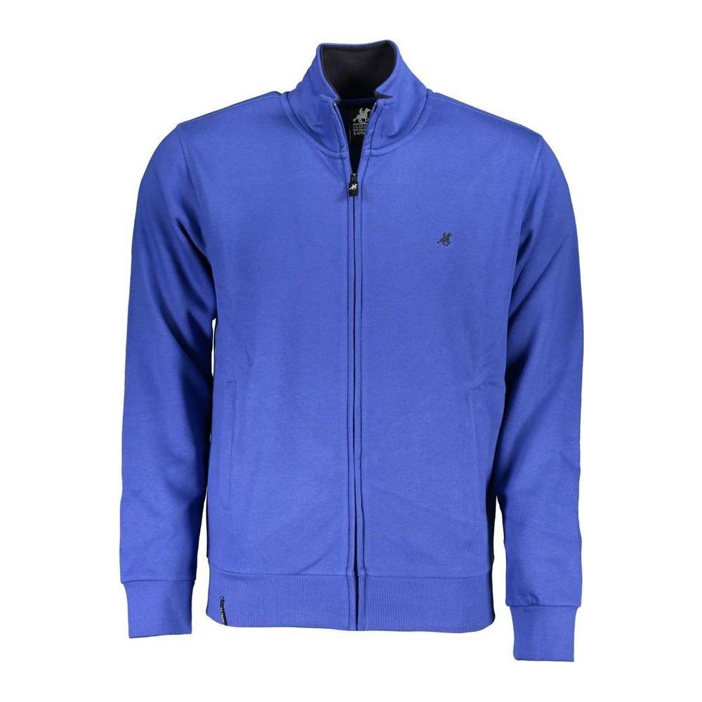 U.S. Grand Polo Chic Long Sleeve Zip-Up Polo Sweatshirt U.S. Grand Polo